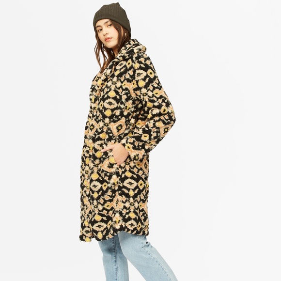 NEW NWT Billabong Montreal Longline Fleece Jacket - Picture 5 of 13